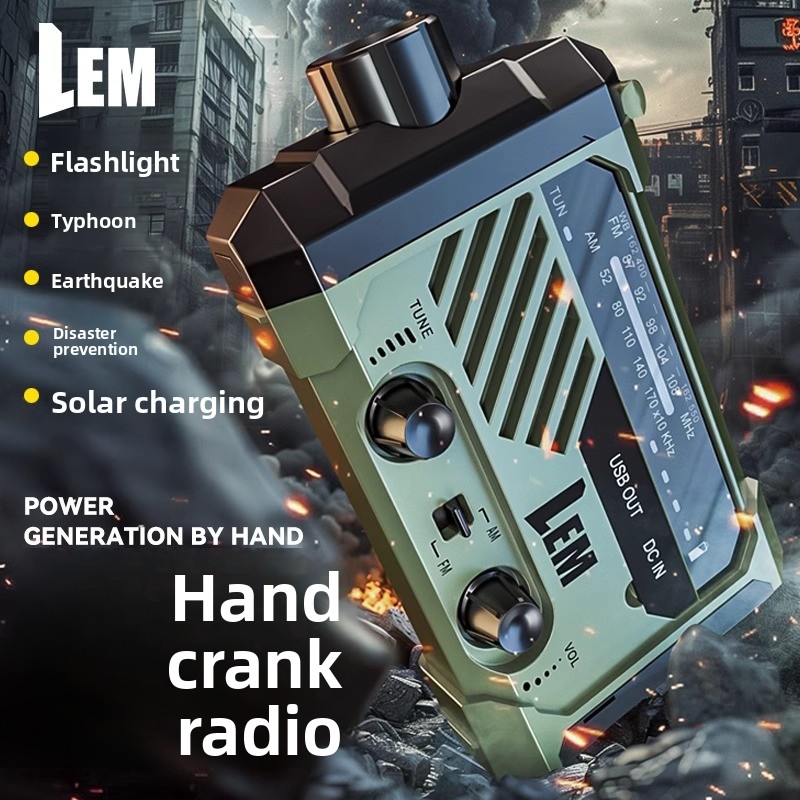 Solar Powered Charger - Radio di Sopravvivenza - Alimentazione a