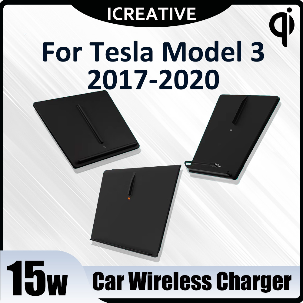 Wireless Phone Charger Pad - Caricabatteria per auto senza fili per