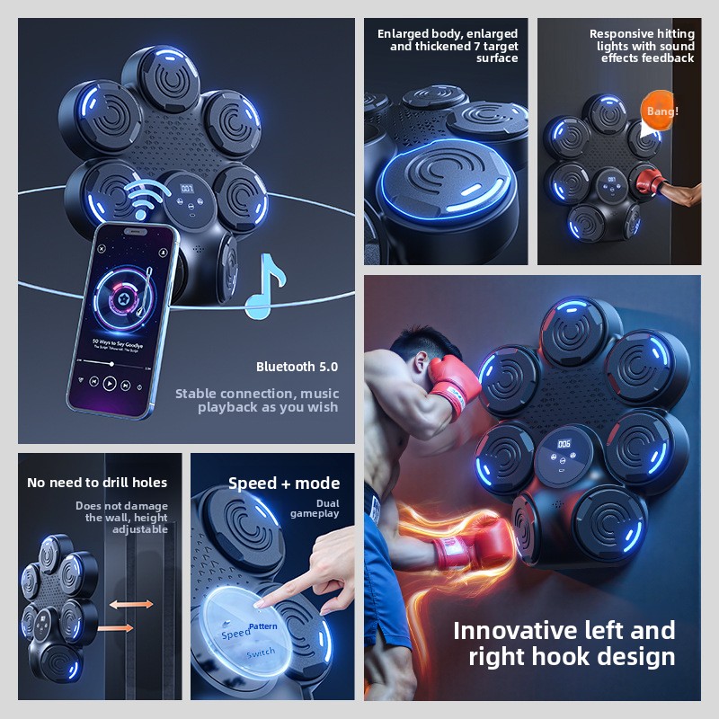 Electronics For Home - Macchina da Boxe Musicale Verticale Intelligente