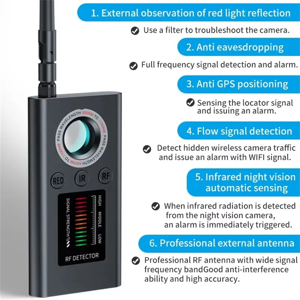 Electronics Gadgets Sale - Rilevatore di Telecamere Nascoste, Dispositivi Anti-Spia