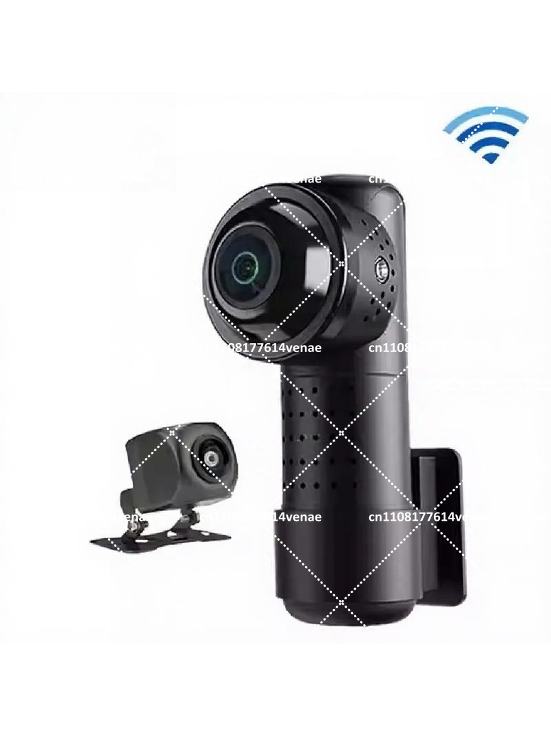 Panoramic Dash Cam 360 - Registratore DVR per Auto Wireless Panoramico