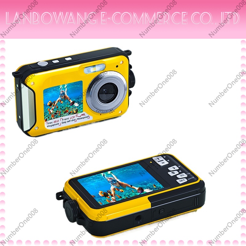Action Camera 4K - Videocamera d'Azione Impermeabile a Doppio Schermo