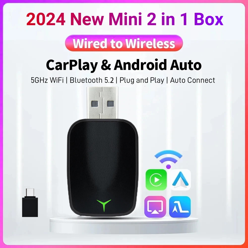 Electronic Gadgets - Nuovo Wired A Wireless Carplay Android