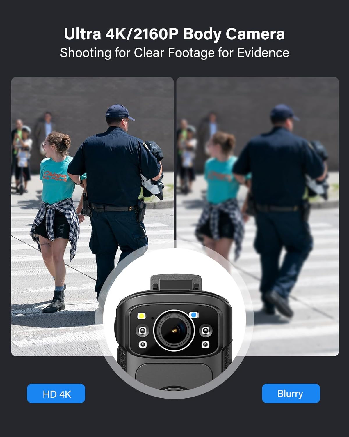 BOBLOV B4K5 4K Body Cam IP68 G - Compact Camera Mirrorless recensione e prezzo