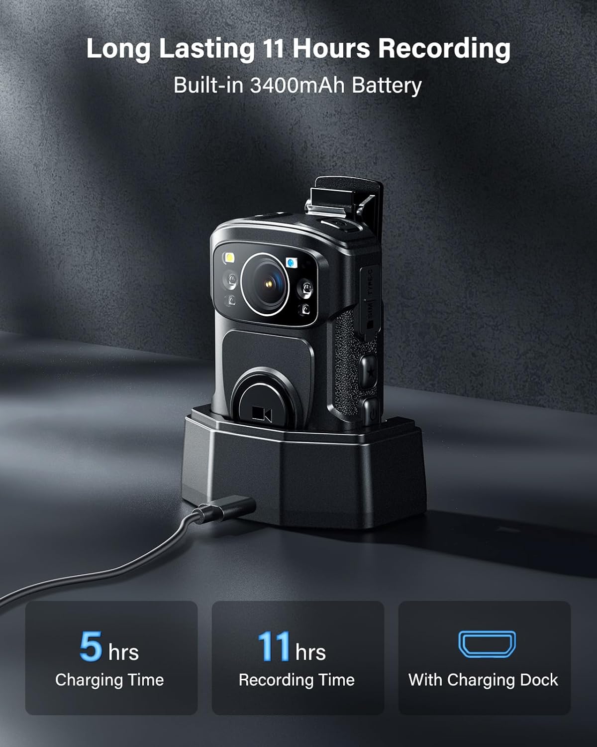 BOBLOV B4K5 4K Body Cam IP68 G - Compact Camera Mirrorless recensione e prezzo