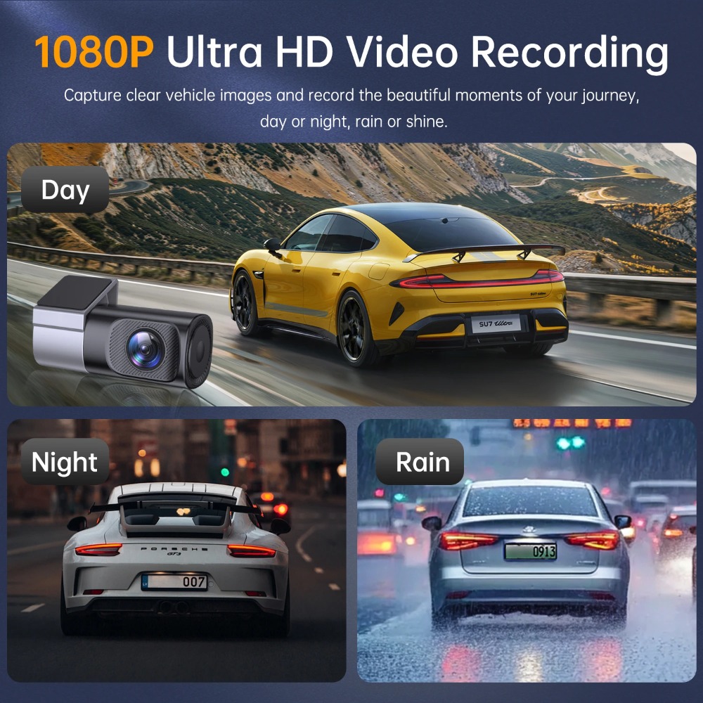 Mini Dash Cam 1080P Ultra HD c - Panoramic Dash Cam 360 recensione e prezzo