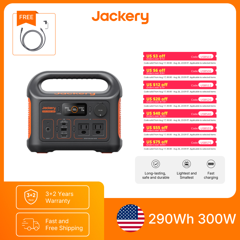 Jackery Stazione di Alimentazi - Solar Powered Charger recensione e prezzo