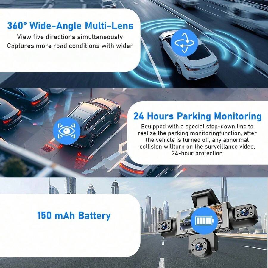SKYWORTH SIDAKEYE 360 °   Kit  - Panoramic Dash Cam 360 recensione e prezzo