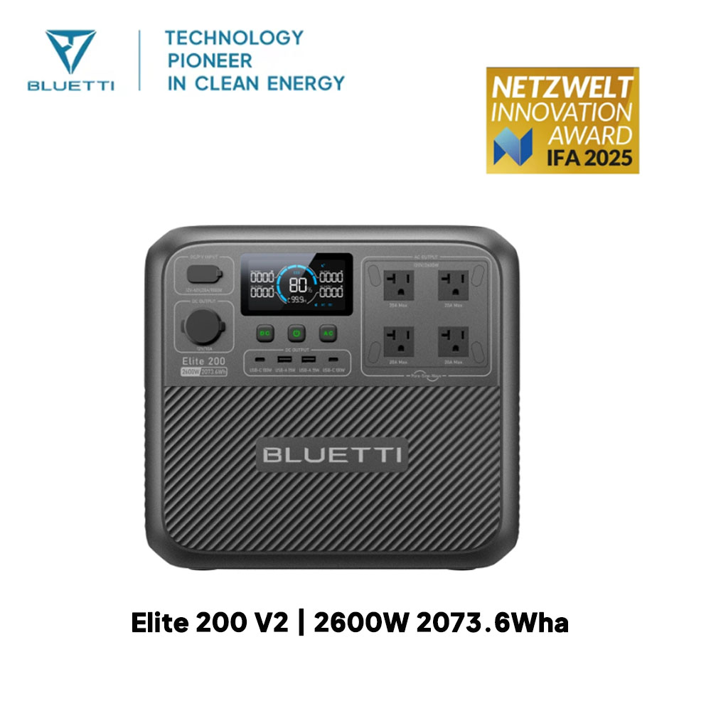 【Rinnovato】BLUETTI Elite 200 V - Solar Powered Charger recensione e prezzo