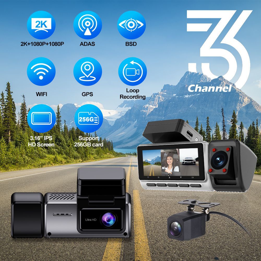Nuova Dashcam GPS HD con Visio - Panoramic Dash Cam 360 recensione e prezzo