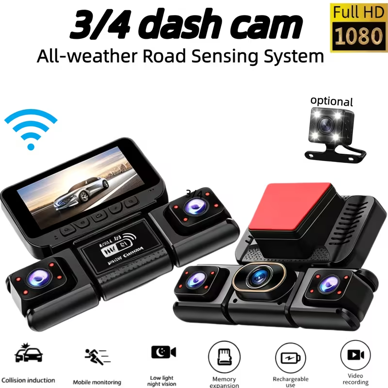 3/4CH WiFi 360 °   Dash Cam Pa - Panoramic Dash Cam 360 recensione e prezzo