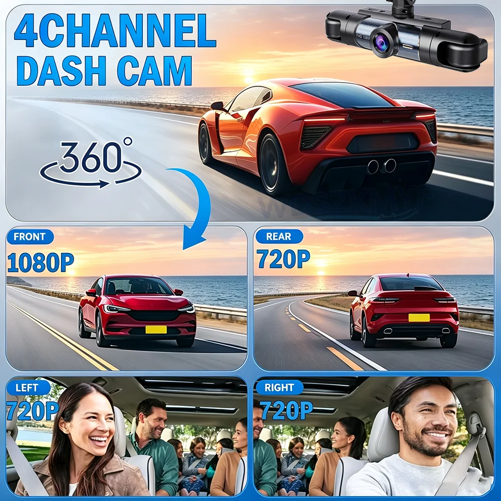 HD 1080P 3/4H 360 °   Dash Cam - Panoramic Dash Cam 360 recensione e prezzo